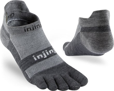 Injinji Run Lightweight No-Show (WOOL) - Two Rivers Treads