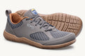 Lems Primal 3 unisex shoes in slate color, featuring a lightweight design and breathable fabric, ideal for casual wear.
