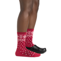 Darn Tough Shetland Crew Lightweight Lifestyle Sock - Women's - Cranberry - Two Rivers Treads