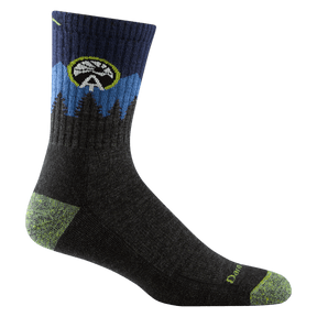 Darn Tough ATC Micro Crew Midweight Hiking Sock - Unisex - Eclipse - Two Rivers Treads