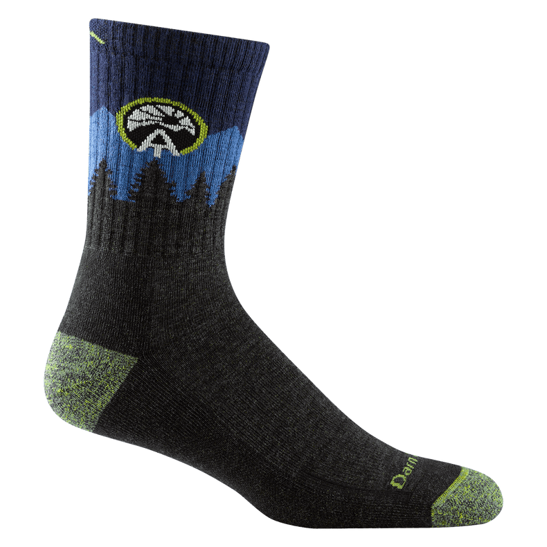 Darn Tough ATC Micro Crew Midweight Hiking Sock - Unisex - Eclipse - Two Rivers Treads