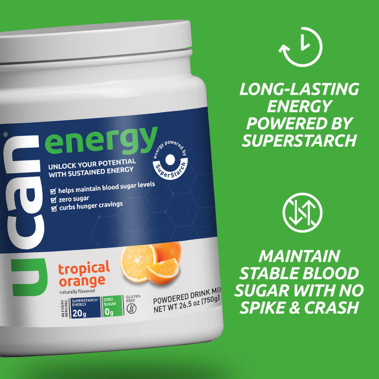 UCAN Energy Tub - 60 Servings - Orange