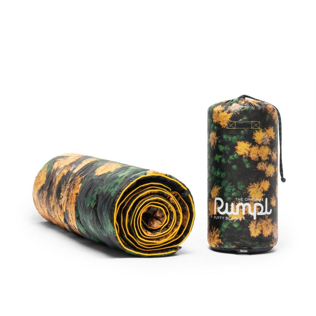 Rumpl 1-Person Puffy Blanket - Gold Growth