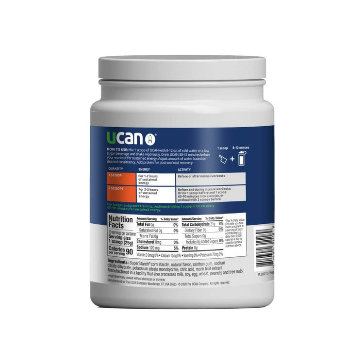 UCAN Energy Tub - 60 Servings - Orange